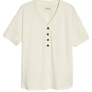NWT Madewell cotton Henley